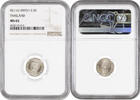 2 1/2 satang Thailand RS 116 , NGC MS65, King Rama V (1868 - 1910) -