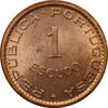 1 escudo Portuguese Timor 1970, BU, Escudo (1958 - 1976) -