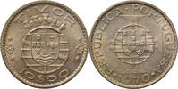 10 escudos Portuguese Timor 1970, BU, Escudo (1958 - 1976) -