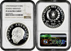 150 guaranies Paraguay 1974, NGC PF63 UC, Konrad Adenauer -