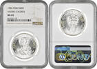 200 intis Peru 1986, NGC MS65, 150th Anniversary - Birth of Marshal Caceres -