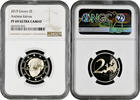 2 euro Greece 2019, NGC PF69 UC, 150th Anniversary - Andreas Kalvos Top Pop -