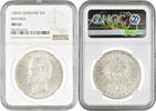 5 mark Bavaria 1907 D, NGC MS63, King Otto I (1886 - 1913) -