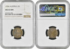 2 heller Austria 1904, NGC MS63 BN, Emperor Franz Joseph I (1848 - 1916) Top Pop -
