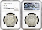 5 corona Austria 1900, NGC MS62, Emperor Franz Joseph I (1848 - 1916) -