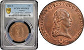 6 kreuzer Austria 1800 S, PCGS MS62 RB, Emperor Franz II (1792 - 1835) -