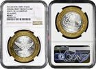 100 pesos Mexico 2006, NGC MS63, Chihuahua - Angel de la Libertad -