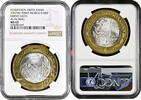 100 pesos Mexico 2007, NGC MS63, Federation 180th Anniv. - Nuevo Leon -