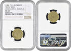 2 centimes Belgium 1886-1911, NGC MS65, Prison Hoogstraeten (Merxplas) Top Pop -