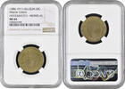 20 centimes Belgium 1886-1911, NGC MS64, Prison Hoogstraeten (Merxplas) Top Pop -