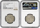 1/4 thaler Hesse-Kassel 1767 FU, NGC AU58, Landgrave Friedrich II (1760 - 1785) -