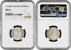 1 korona Hungary 1914 KB, NGC MS62, Emperor Franz Joseph I (1848 - 1916) -
