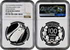 100 leva Bulgaria 1993, NGC PF68 UC, XVII winter Olympic Games, Lillehammer -