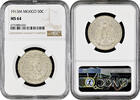 50 Centavos Mexico Mo, NGC MS64, United Mexican States (1905 - 1969) -