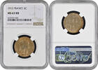 5 centimes France 1912, NGC MS63 RB, Third Republic (1870 - 1941) -