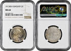 2 korona Hungary 1913 KB, NGC MS64, Emperor Franz Joseph I (1848 - 1916) -