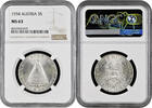 5 schilling Austria 1934, NGC MS63, First Republic (Shilling) (1925 - 1938) -