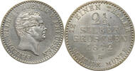 2 1/2 silbergroschen Prussia 1842 A, UNC, Frederick William IV (1840 - 1861) -