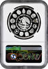 100 pesos Mexico 1991, NGC PF69 UC, Ibero-America - Encounter of the two Worlds -