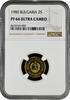 2 stotinki Bulgaria 1980, NGC PF66 UC, People's Republic (1946 - 1990) -