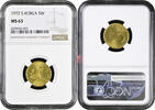 5 won South Korea 1972, NGC MS63, Republic of Korea (1966 - 1982) -