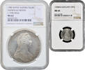 1 thaler Austria 1780 SF, NGC MS62, Maria Theresa Thaler (minted in 1950) -
