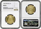 2 francs France 1922, NGC MS65, Third Republic (1870 - 1941) -