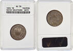 Swiss Cantons 1 batz 1826, ANACS AU58, Canton of Solothurn (1804 - 1850) -