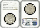 500 reis Portugal 1908, NGC MS63, King Manuel II (1908 - 1910) -