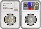 50 centavos Angola 1923, NGC MS62, Portuguese colony (1921 - 1974) -