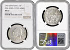 10 francs France 1943, NGC MS66 ESSAI, Marshal Philippe Petain Top Pop 2/0 -