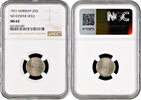 ore Norway 25 ore 1921, NGC MS63, King Haakon VII (1906 - 1957) -