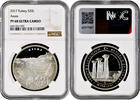 20 lira Turkey 2017, NGC PF68 UC, Ancient City - Assos Top Pop 1/0 -