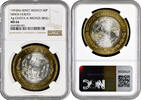 50 pesos Mexico Mo, NGC MS66, Ninos Heroes Pop 21/6 -