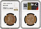 6 kreuzer Austria 1800 A, NGC MS61 BN, Emperor Franz II (1792 - 1835) -