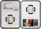 1 franc Belgium DES, NGC MS63, King Albert I (1910 - 1934) -