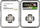 ore Norway 50 ore 1900, NGC MS62, King Oscar II (1874 - 1906) -