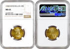 10 cents Seychelles 1968, NGC MS65, Queen Elizabeth II (1953-1975) Top Pop 1/0 -