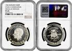 500 francs Burundi 1966, NGC PL65, Coronation of Ntare V -