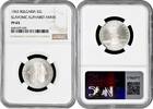 2 leva Bulgaria 1963, NGC PF65, 1100th Anniversary of Slavic Alphabet -