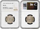 10 cents Seychelles 1951, NGC MS64, King George VI (1939 - 1952) -