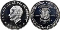 500 francs Burundi 1966, PROOFLIKE, Coronation of Ntare V -