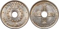 1 krone Norway 1949, UNC, King Haakon VII (1906 - 1957) -