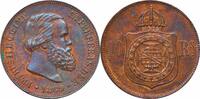 10 reis Brazil 1869, AU, Emperor Pedro II (1831 - 1889) -