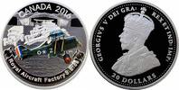 20 dollars Canada 2016, PROOF, First World War: Royal Aircraft Factory S.E.5 -