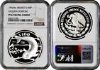100 pesos Mexico 1992, NGC PF67 UC, Vaquita (Phocoena sinus) -