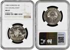 4 riels Cambodia 1988, NGC MS67, Old Sailing-Craft Top Pop 1/1 -