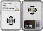 20 centavos Honduras 1958, NGC MS65, Republic of Honduras (1931 - 2019) -