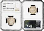 1 franc France 1872 A, NGC MS64 SMALL A, Third Republic (1870 - 1941) -