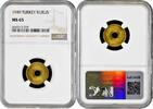 1 kurus Turkey 1949, NGC MS65, Republic of Turkey (1934 - 1980) -